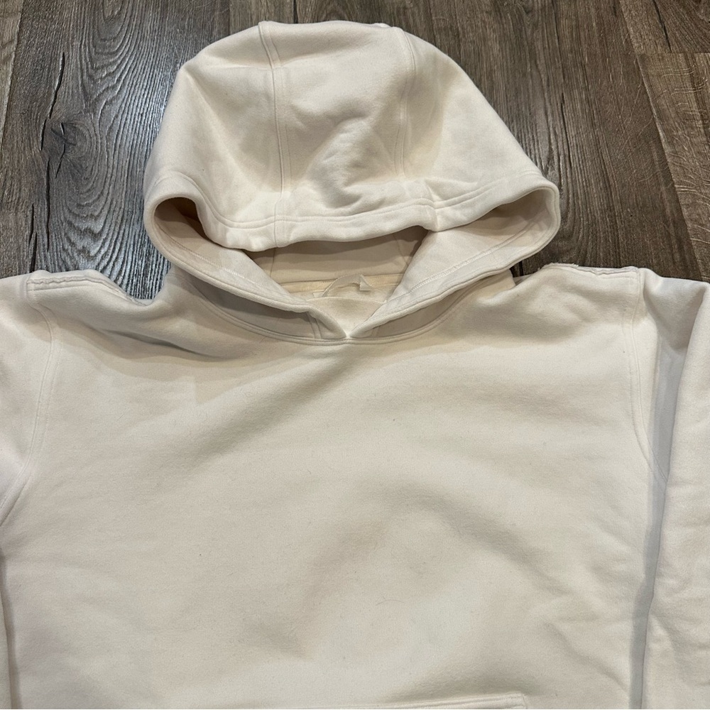 Lululemon Women’s All Yours Hoodie White Fleece Cozy Size S Soft Fleece Comfy - Picture 5 of 9